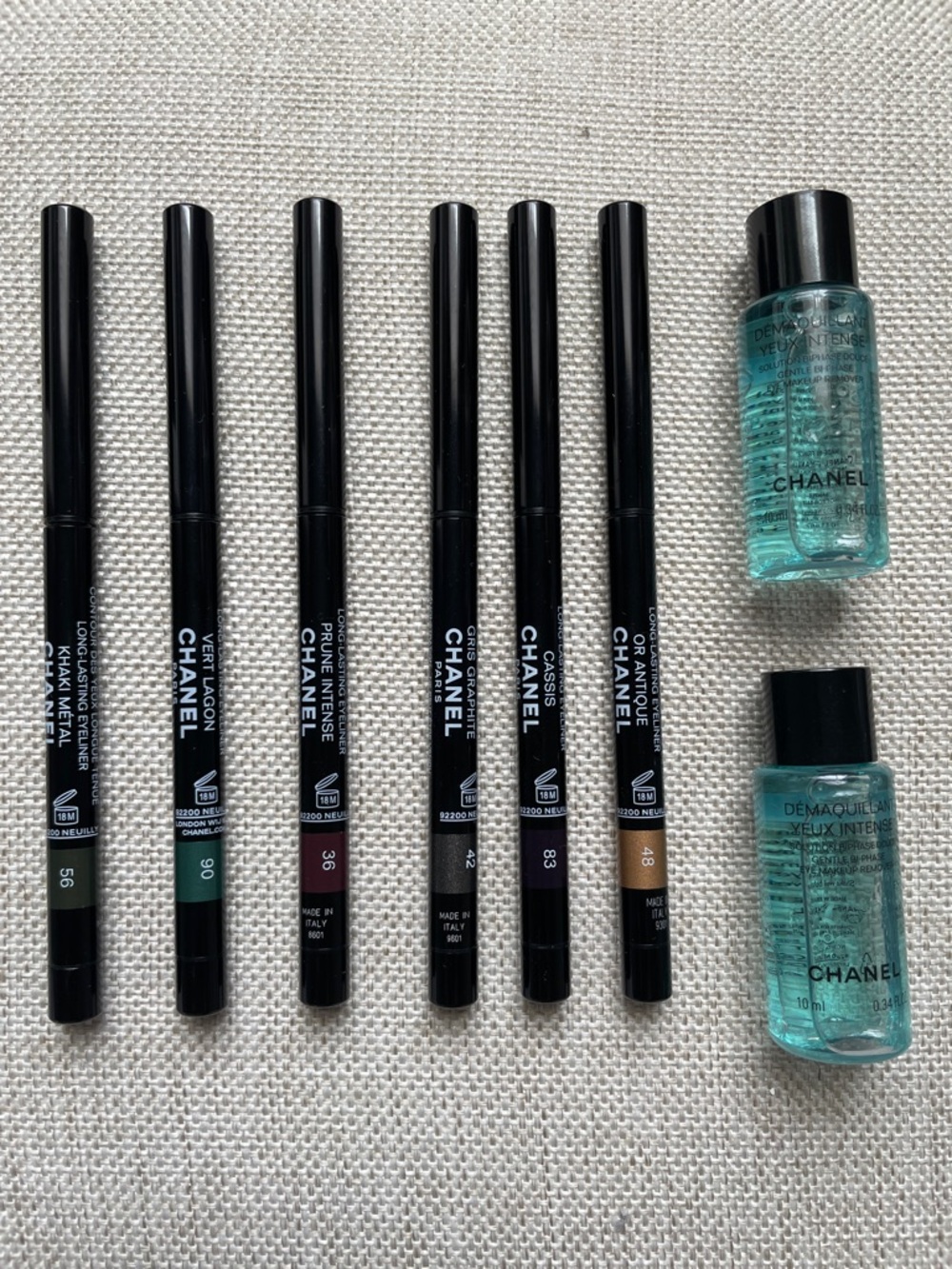 Chanel waterproof eyeliners